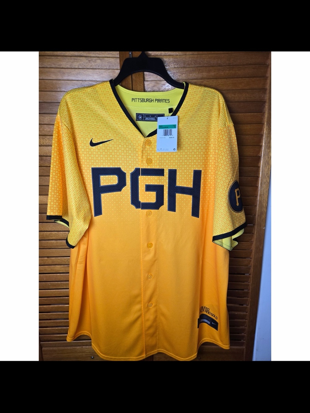 Nike Pittsburgh Pirates Willie Stargell City Connect Jersey Mens XL